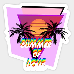 Summer Of Love Sticker